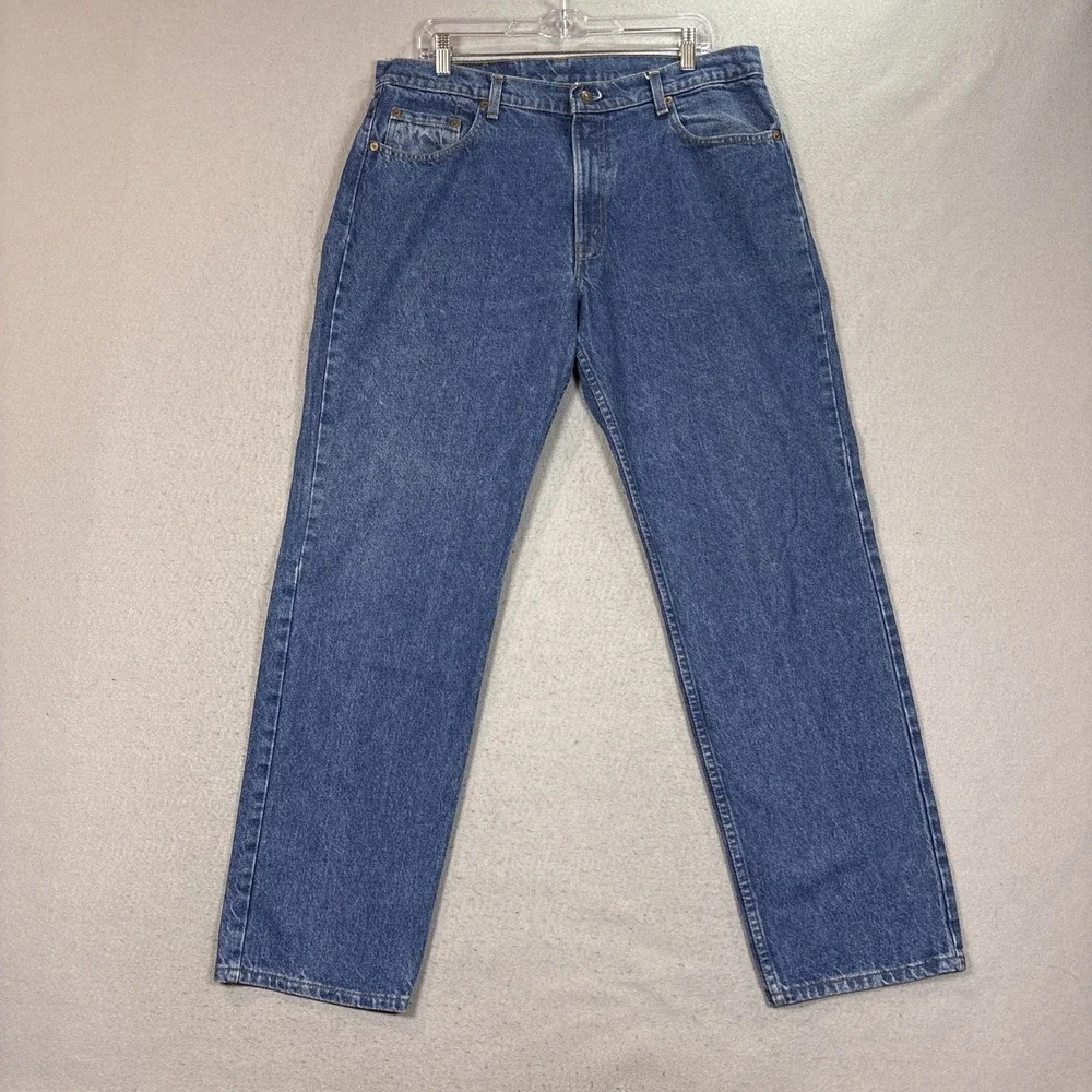 VTG Levi's 506 Men's Straight Leg Stonewash Denim Jeans Size 38X32 Late 80's